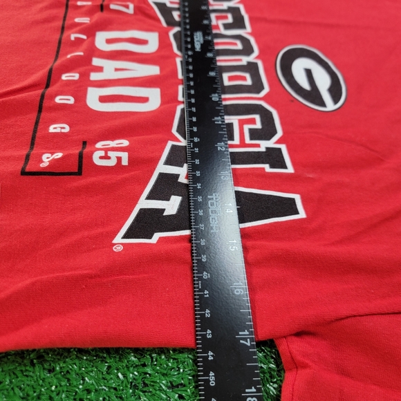Georgia Bulldogs Men's DAD T Shirt Size Small Red Black White UGA Athens GA NEW - Picture 5 of 6